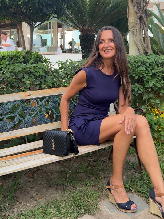 Vestido lazo Etxart & Panno • Talla S