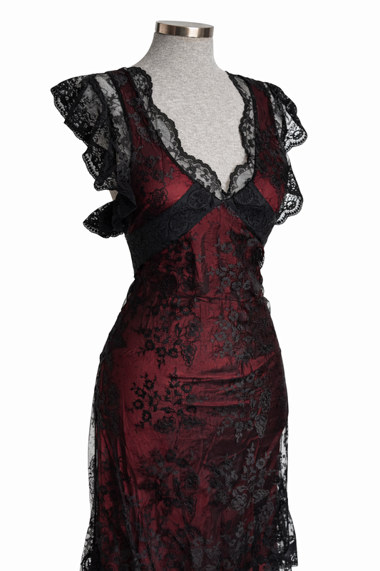 - Vestido encaje Roberto Verino • Talla M