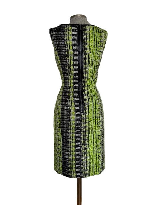 Vestido estampado gráfico Elie Tahari • Talla L