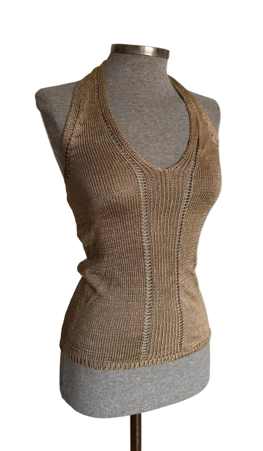 - Top halter vintage DKNY • Talla S