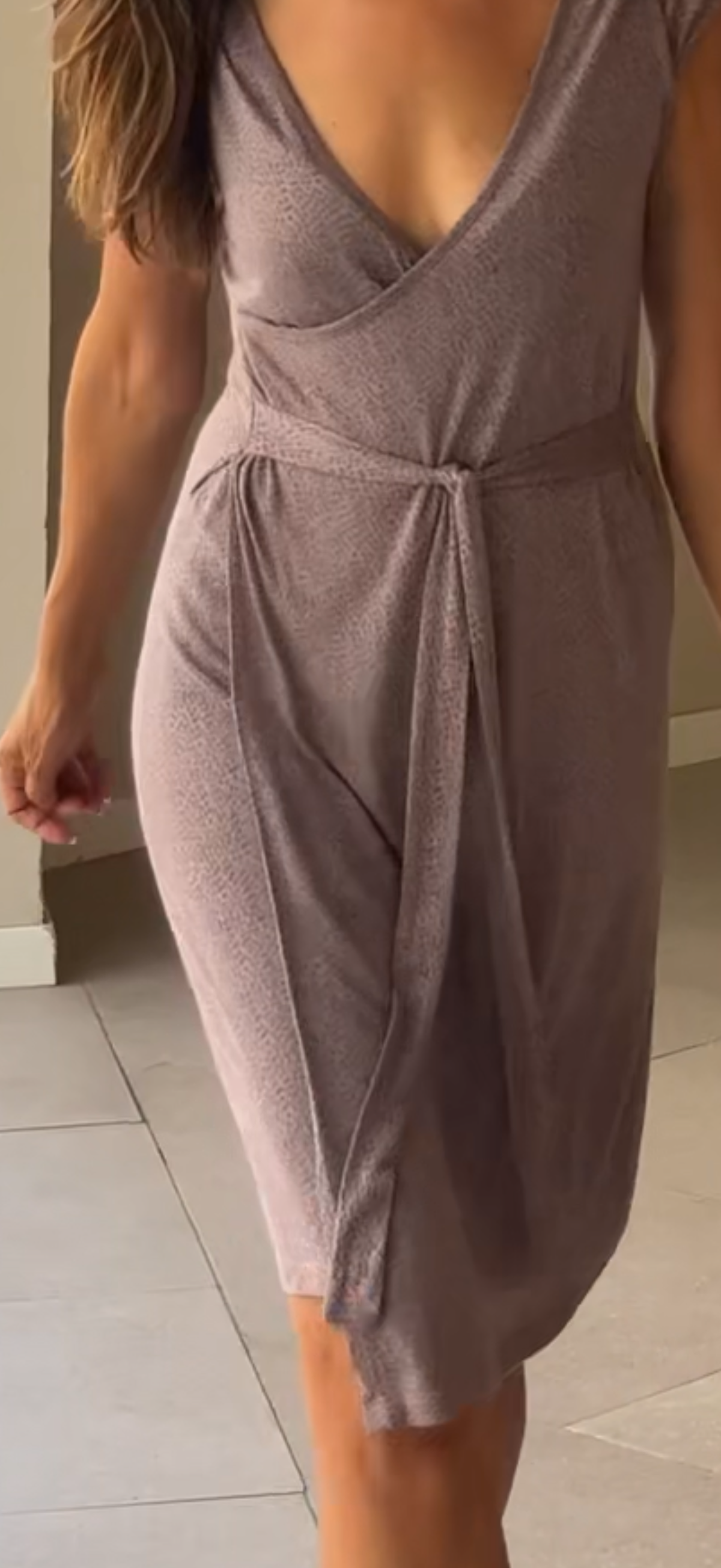 Vestido Adolfo Domínguez cruzado • Talla S