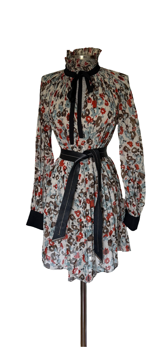 Vestido plisado Highly Preppy • Talla S