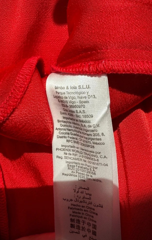 Vestido recto Bimba y Lola • Talla XS