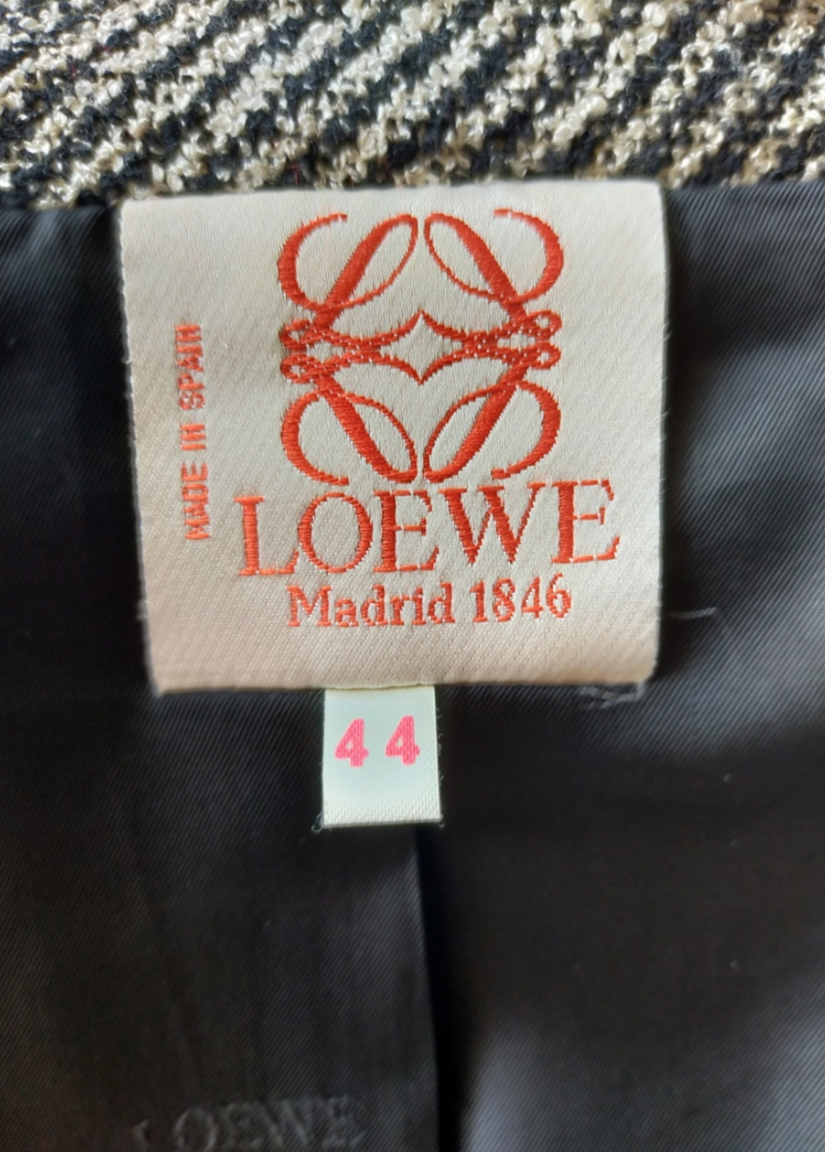 Blazer vintage seda y lana Loewe • Talla XL/XXL