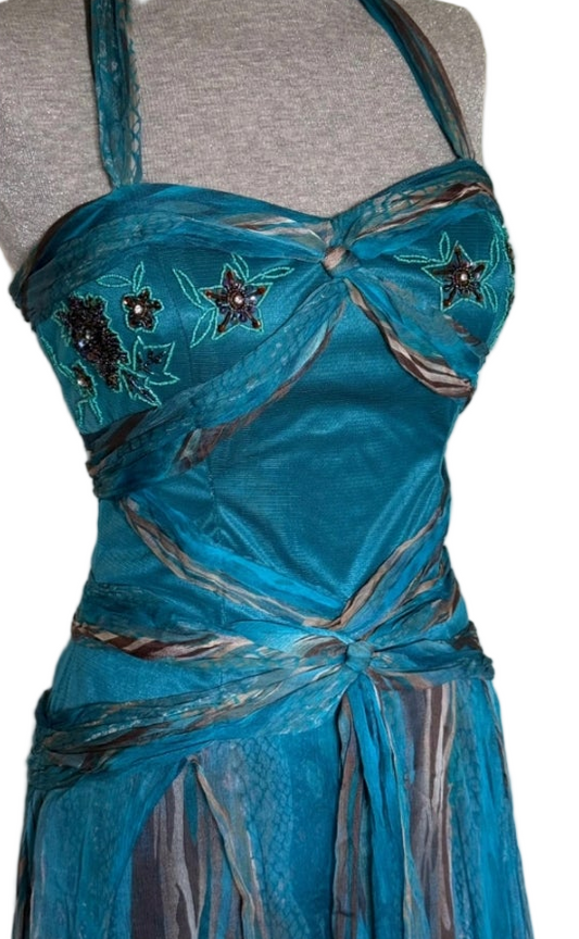 - Vestido seda Drangonfly • Talla S