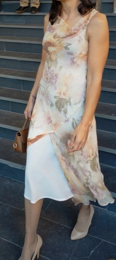 Vestido seda Roberto Verino • Talla S
