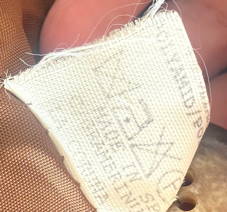 Abrigo lana y alpaca canela vintage Alba Conde • Talla L