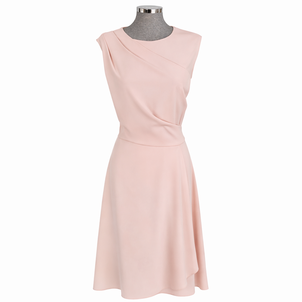 - Vestido crepé musgo Gina Bacconi • Talla XXL