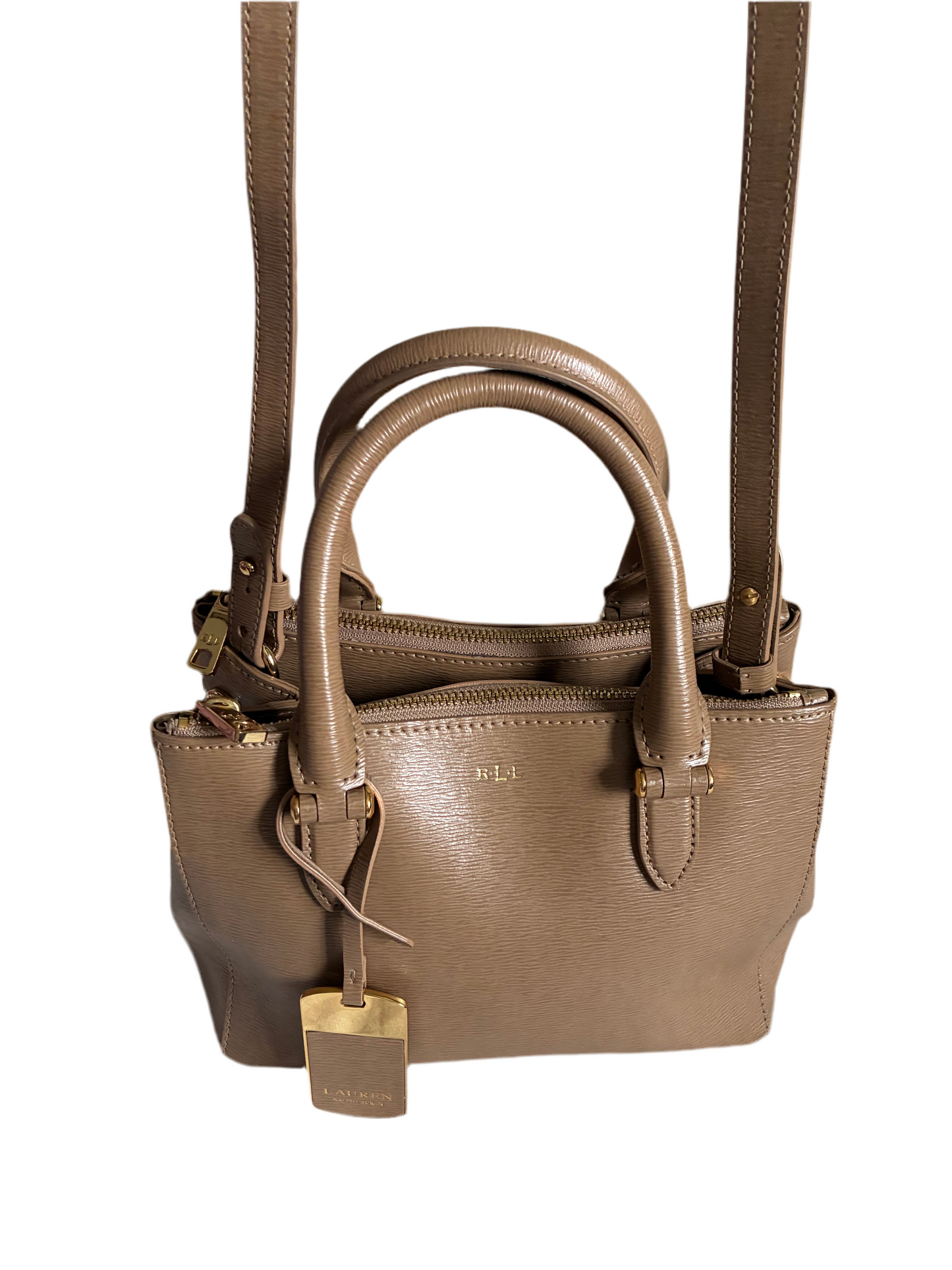 - Bolso satchel Lauren Ralph Lauren