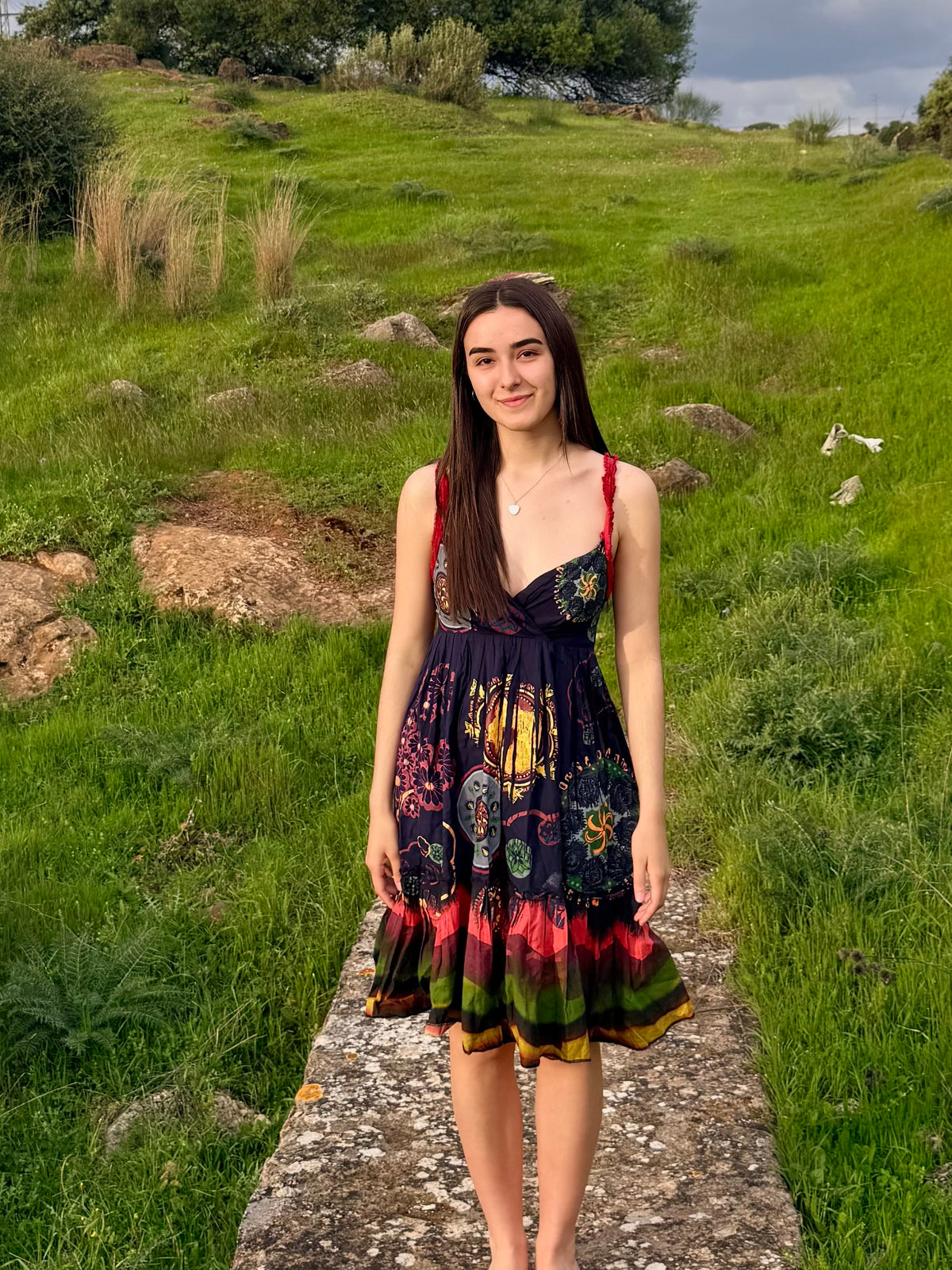 Vestido algodón vuelo Adolfo Domínguez • Talla S