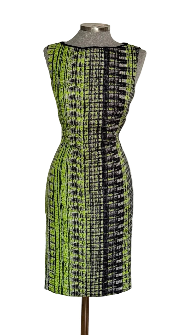 - Vestido  estampado gráfico Elie Tahari • Talla L