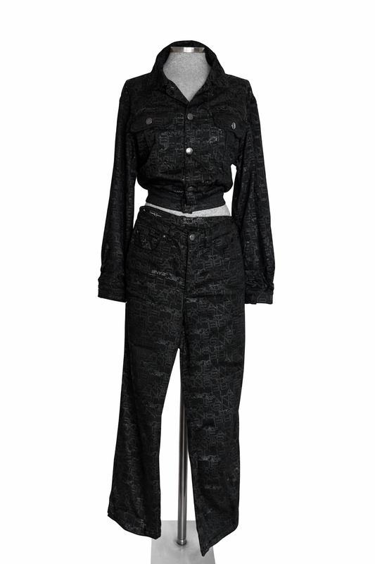 Conjunto monograma Laurèl Jeans • Talla XS