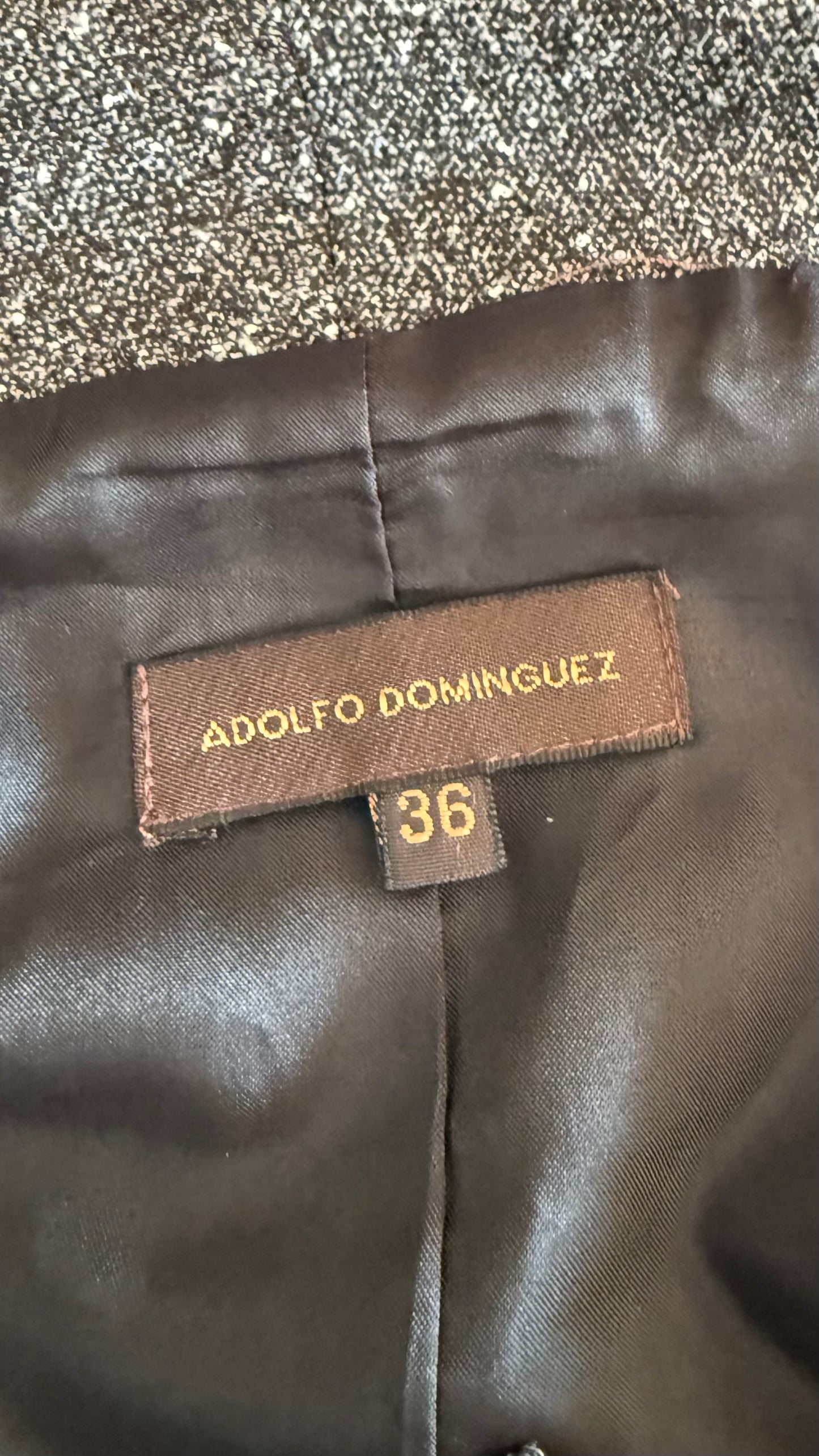 Vestido vintage escote surplice Adolfo Domínguez • Talla S