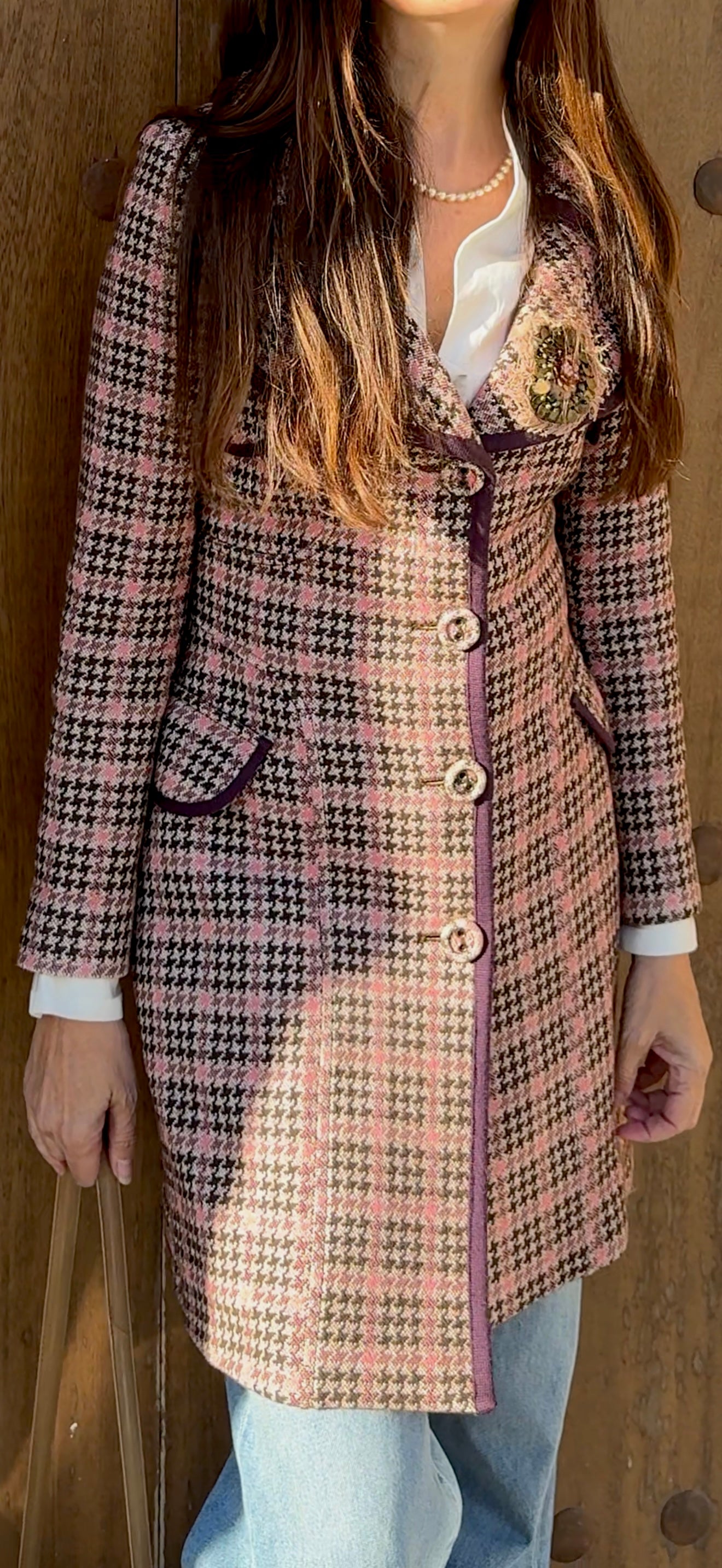 Abrigo tweed · Sastrería italiana • Talla S