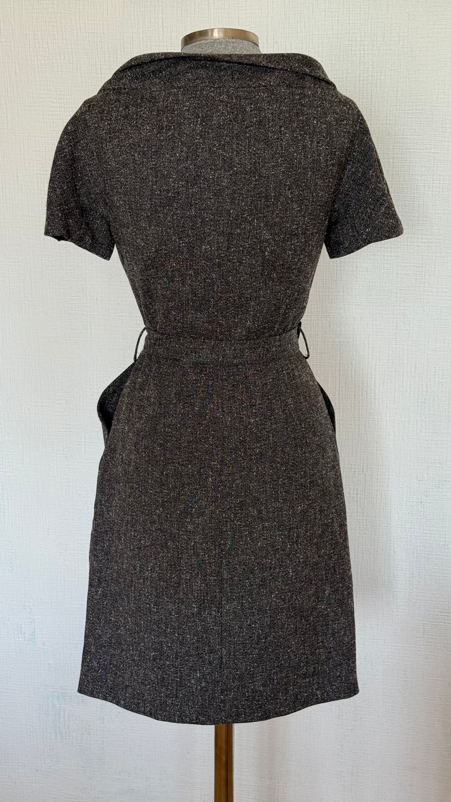 Vestido vintage escote surplice Adolfo Domínguez • Talla S