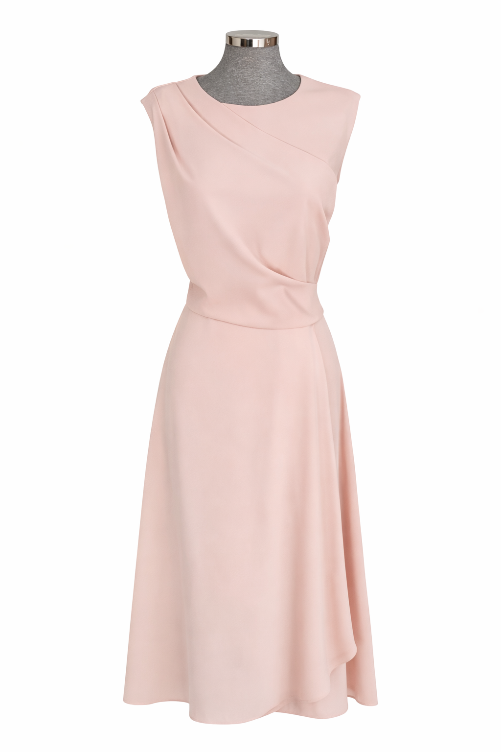 - Vestido crepé musgo Gina Bacconi • Talla XXL