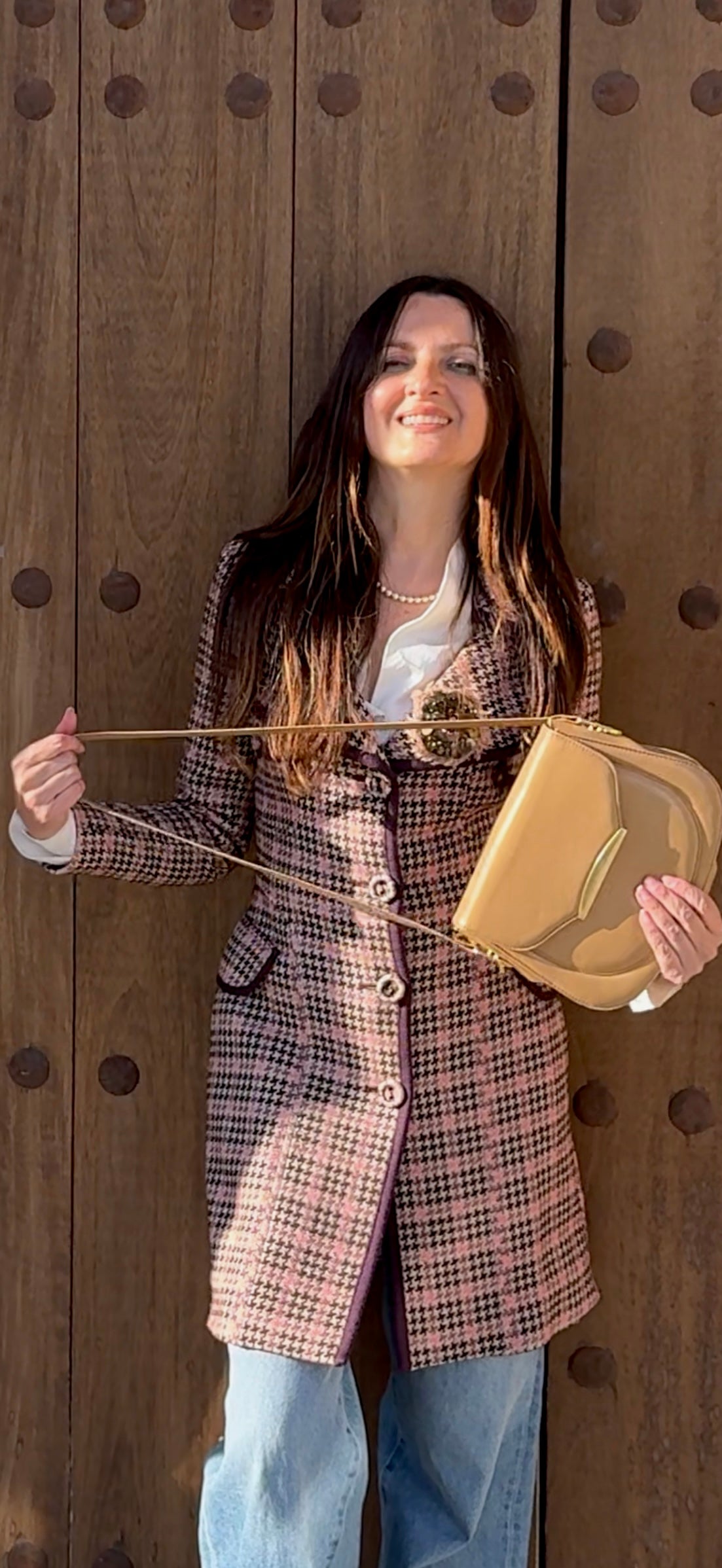 Abrigo tweed · Sastrería italiana • Talla S