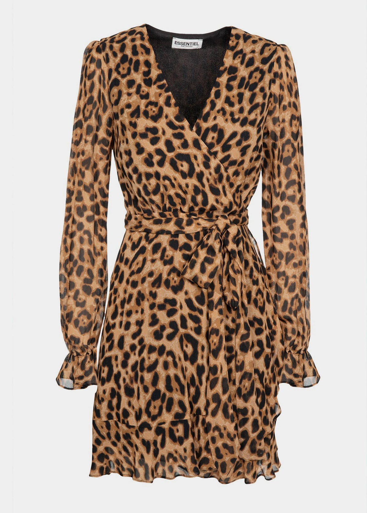 Vestido Essentiel Antwerp wrap mini • Talla S