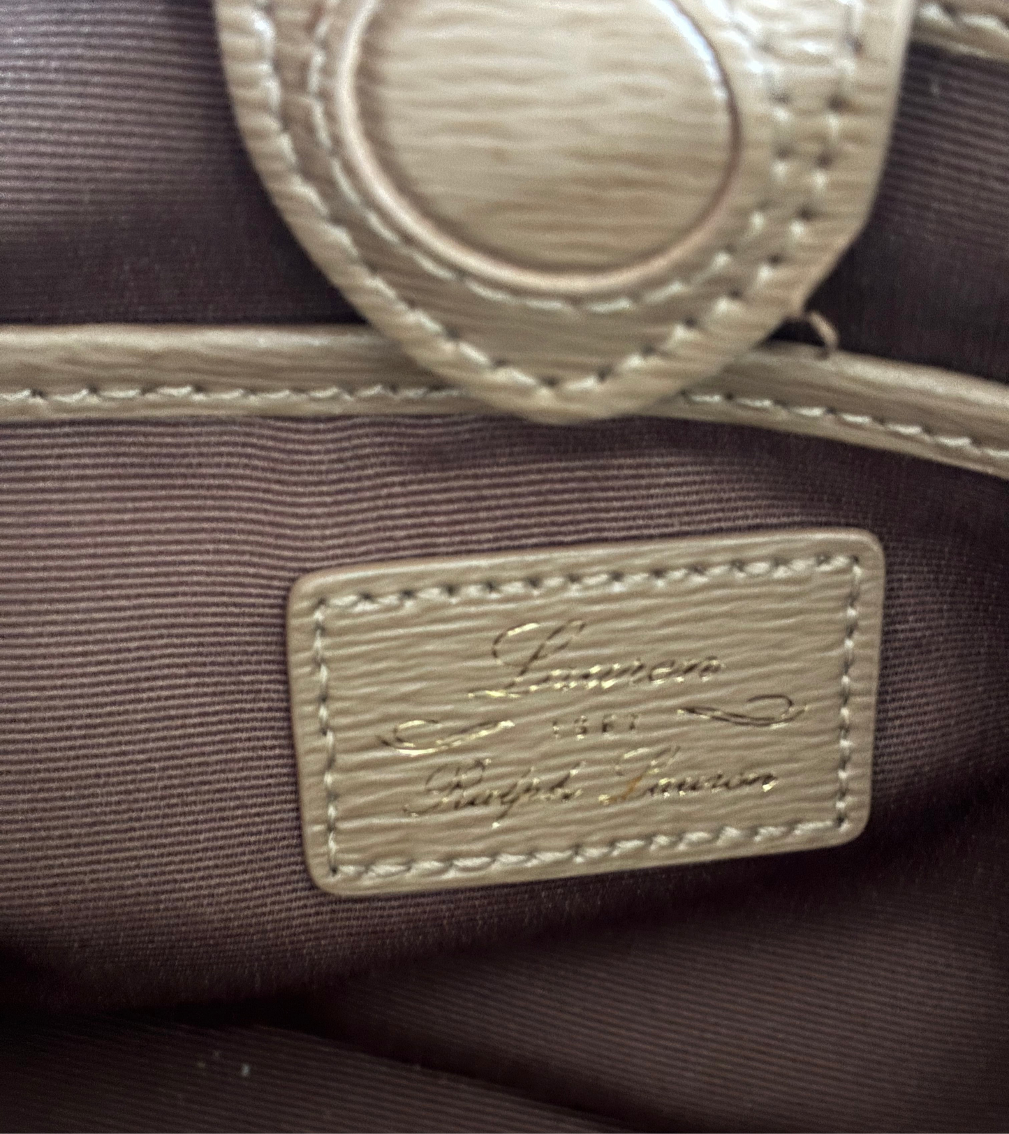 - Bolso satchel Lauren Ralph Lauren