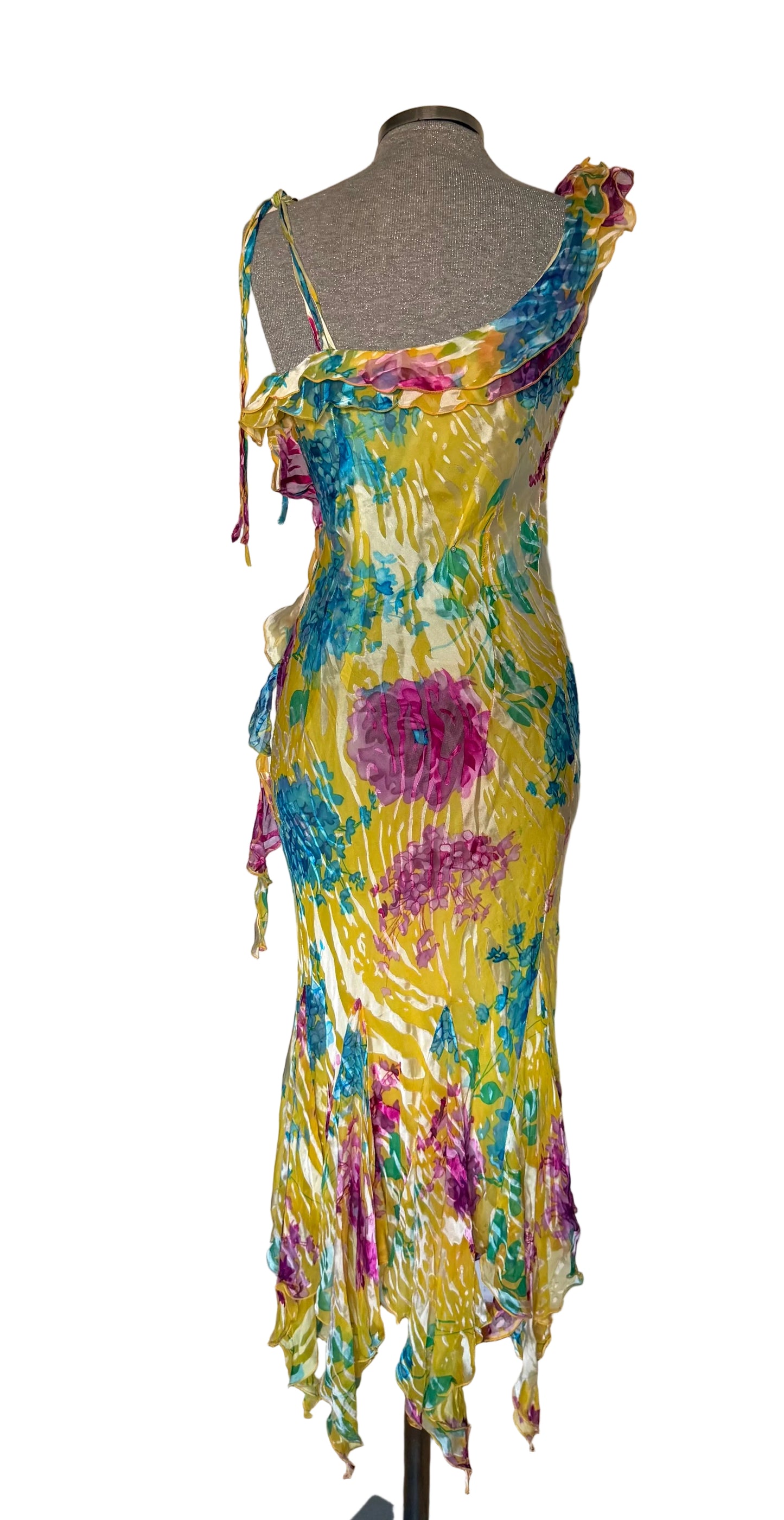 Vestido seda estampado • Talla M