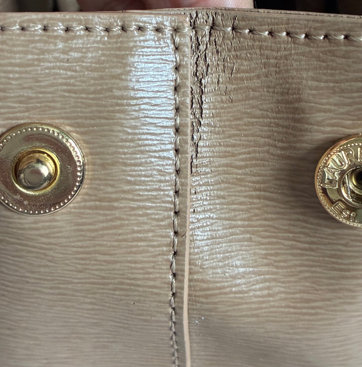 - Bolso satchel Lauren Ralph Lauren