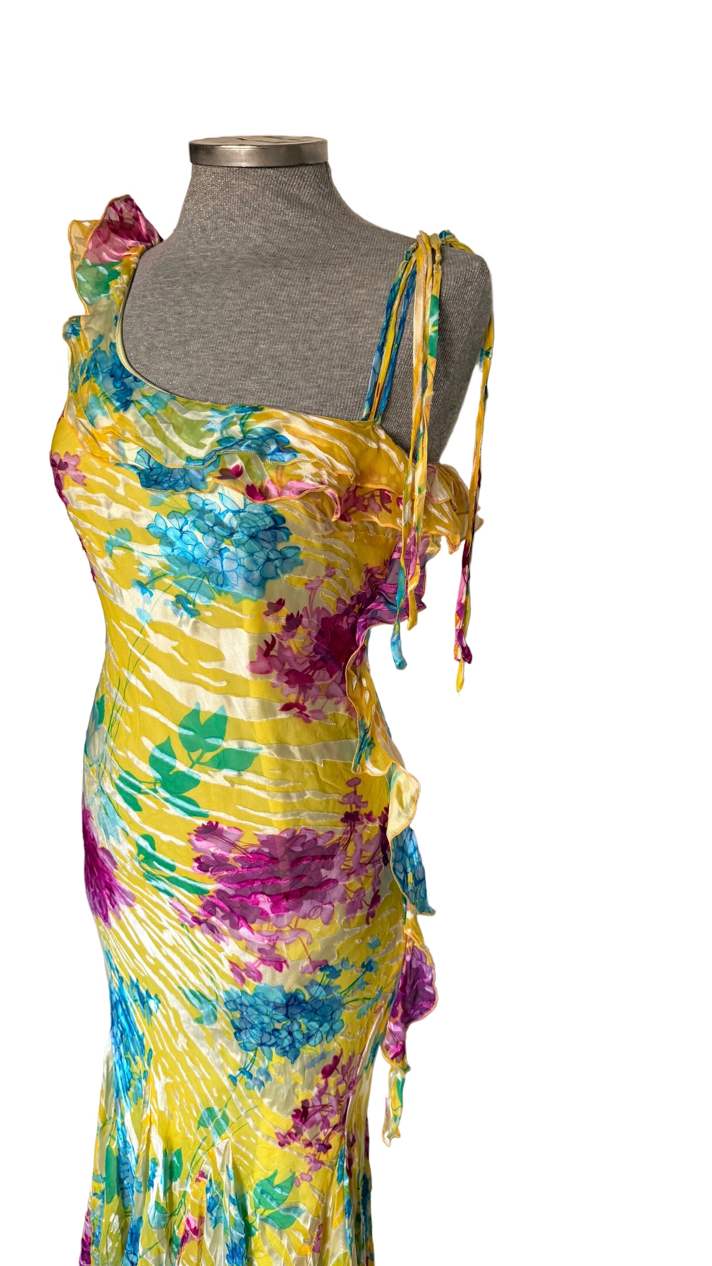 Vestido seda estampado • Talla M