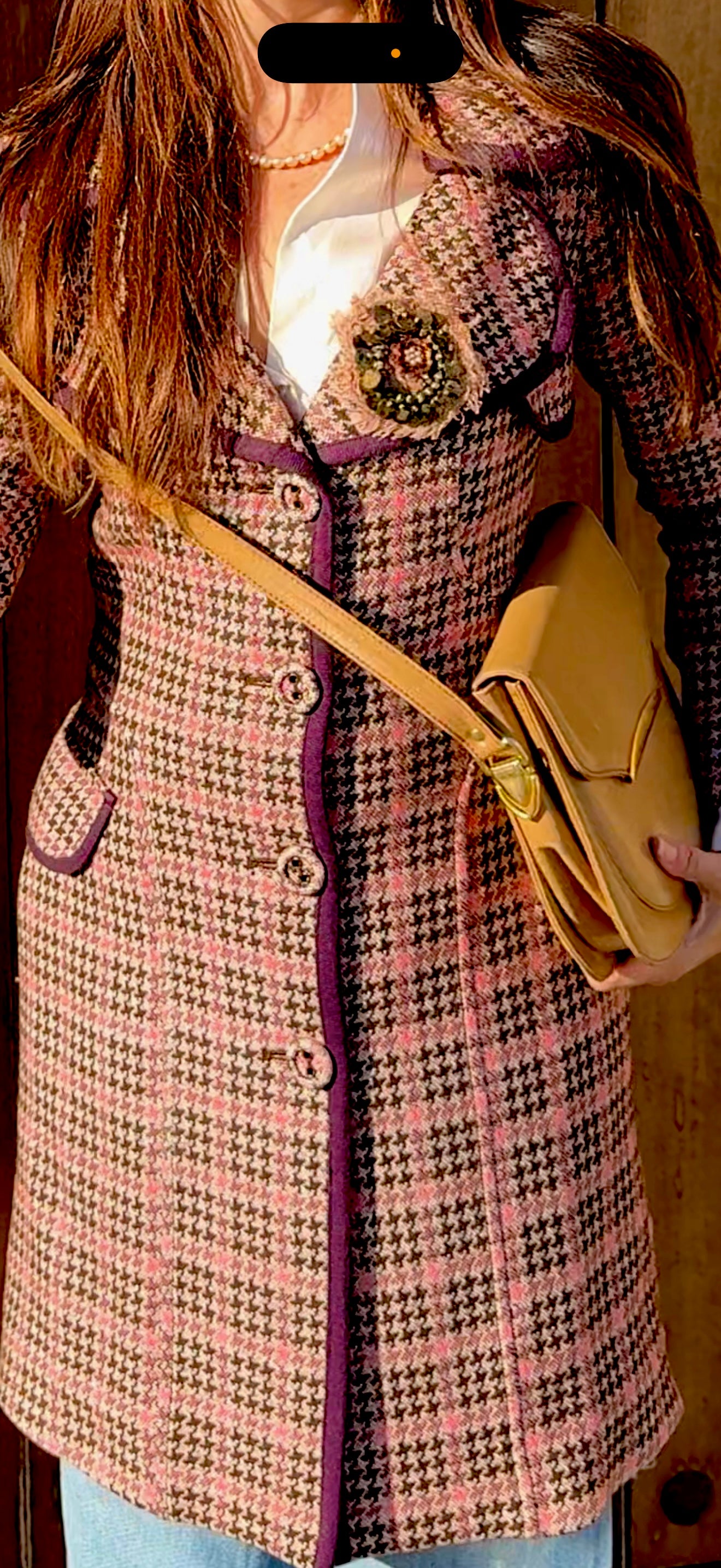 Abrigo tweed · Sastrería italiana • Talla S