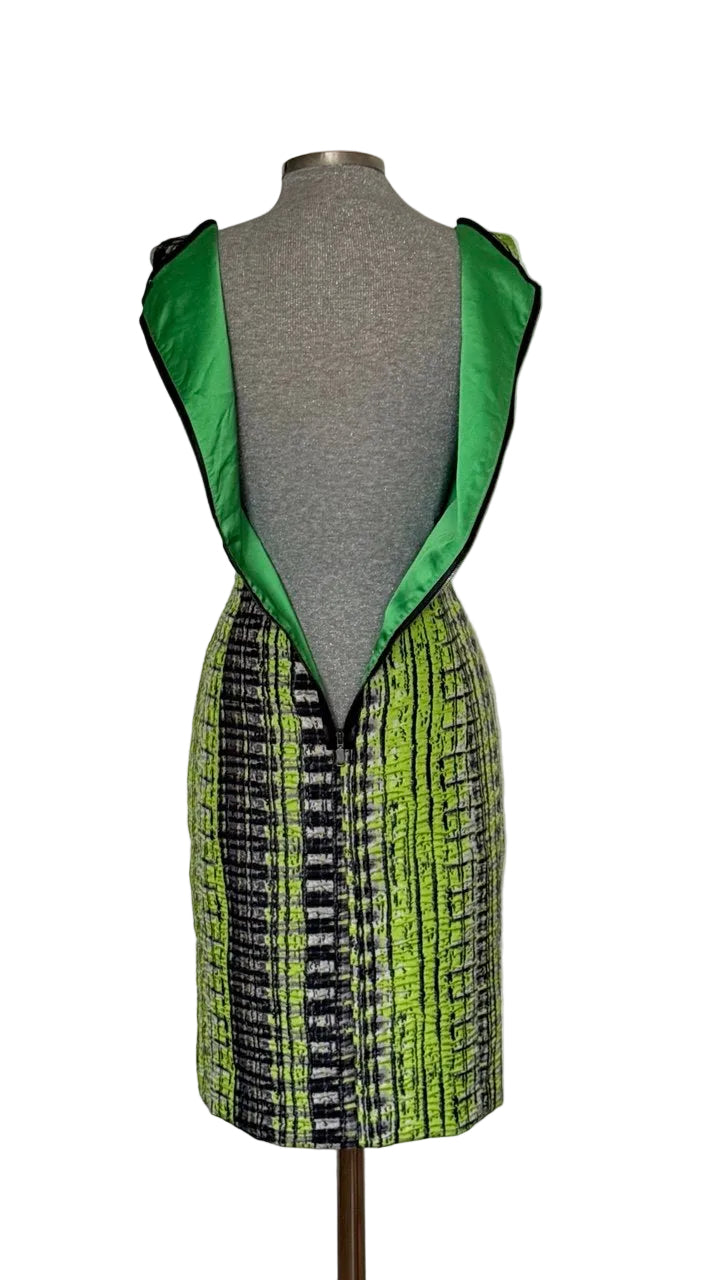 - Vestido  estampado gráfico Elie Tahari • Talla L