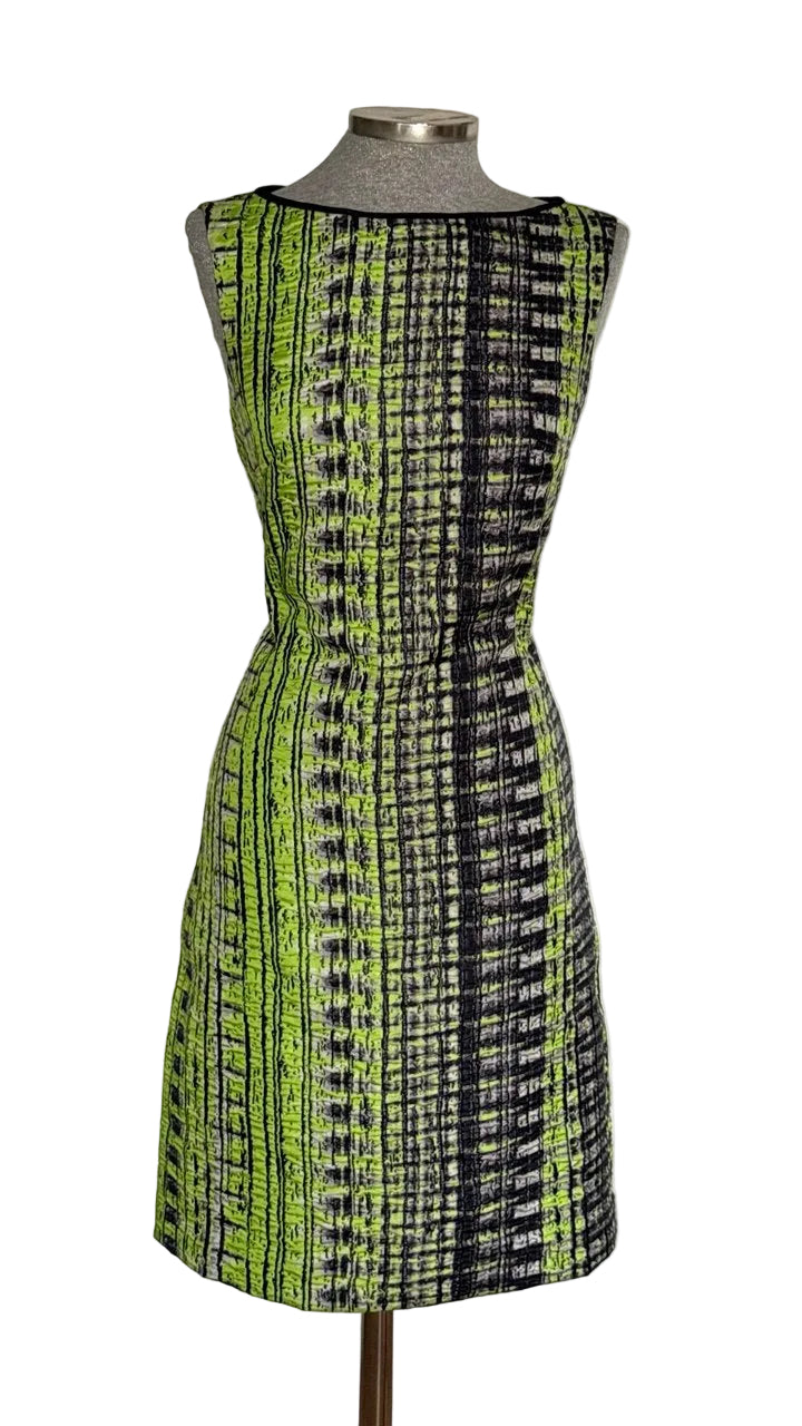 - Vestido  estampado gráfico Elie Tahari • Talla L