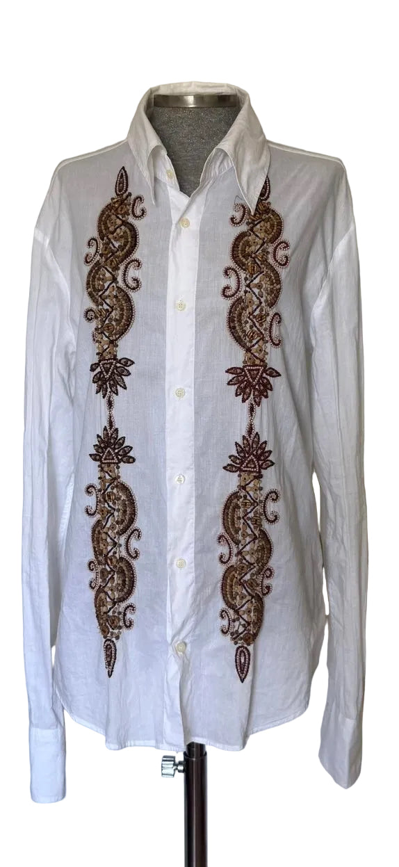 Camisa abalorios Just Cavalli • Talla 3XL