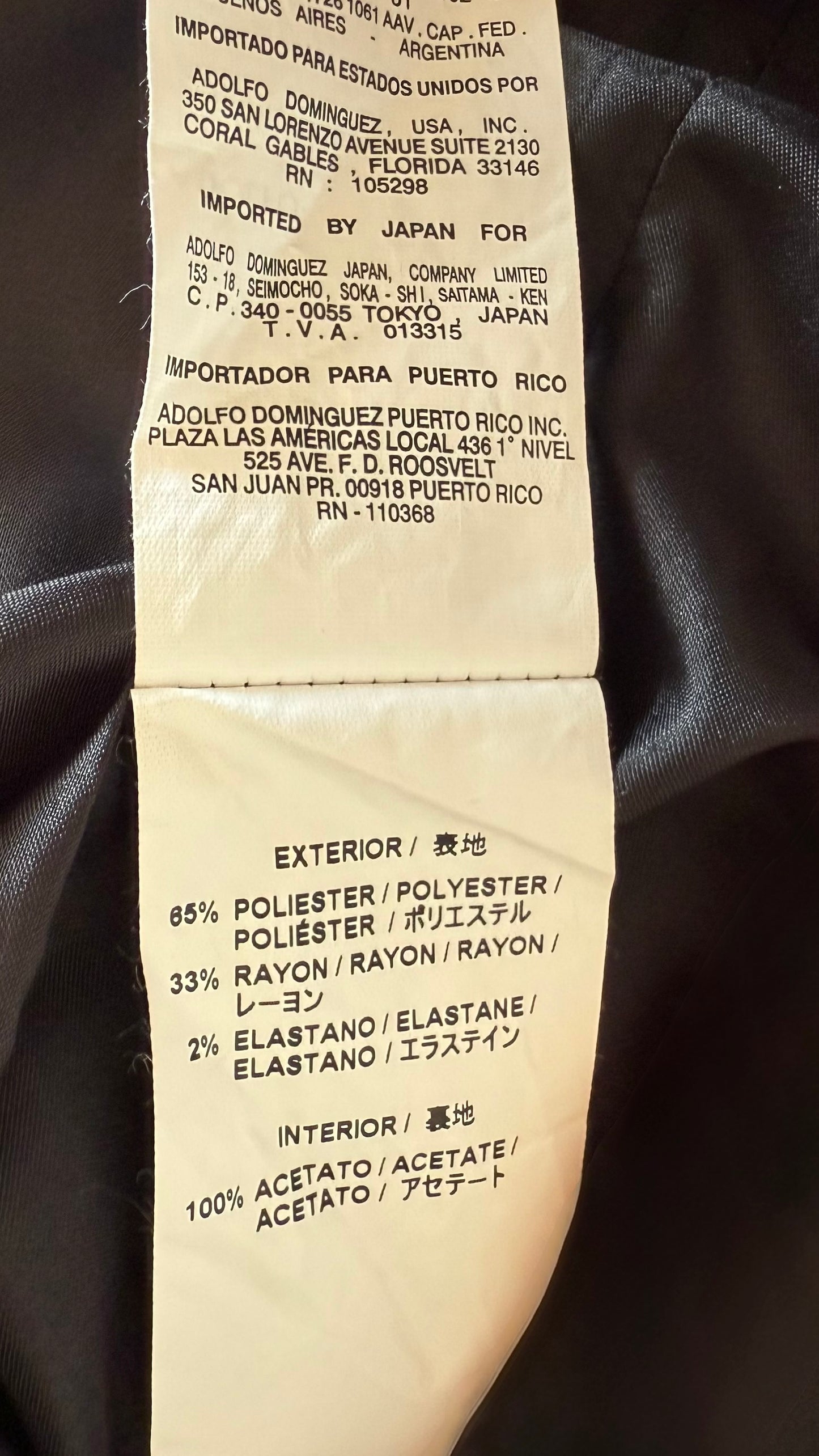 Vestido vintage escote surplice Adolfo Domínguez • Talla S