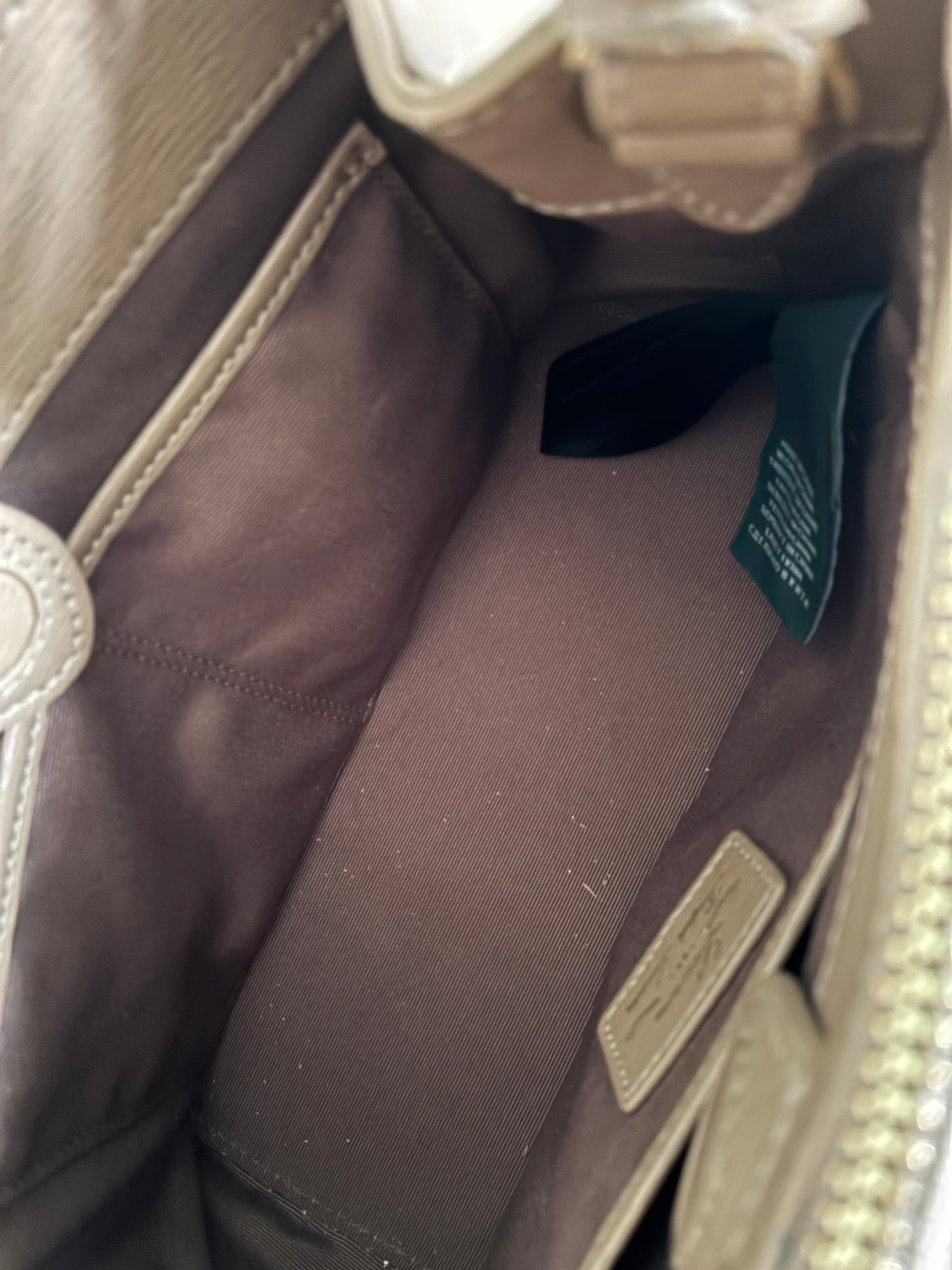 - Bolso satchel Lauren Ralph Lauren