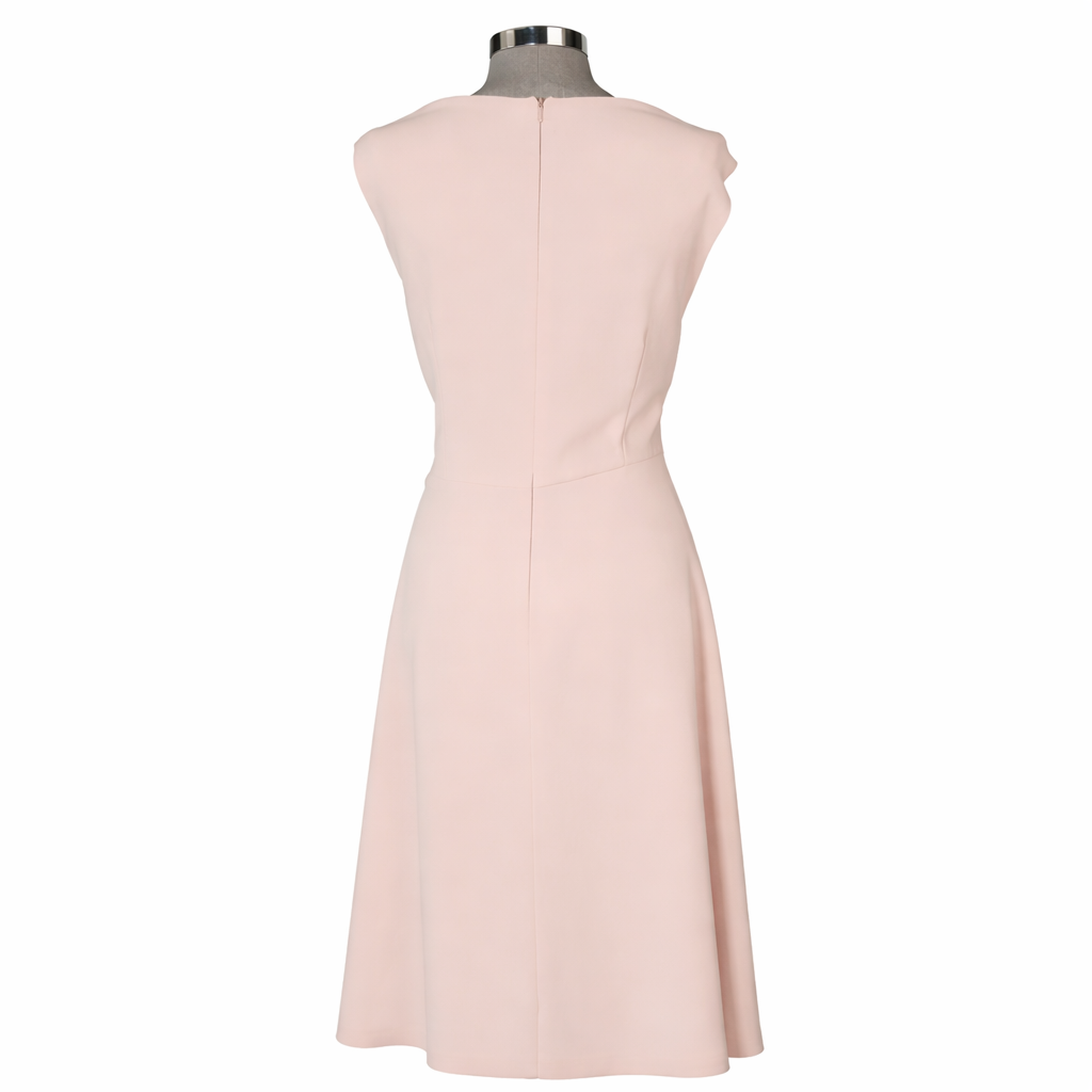 - Vestido crepé musgo Gina Bacconi • Talla XXL