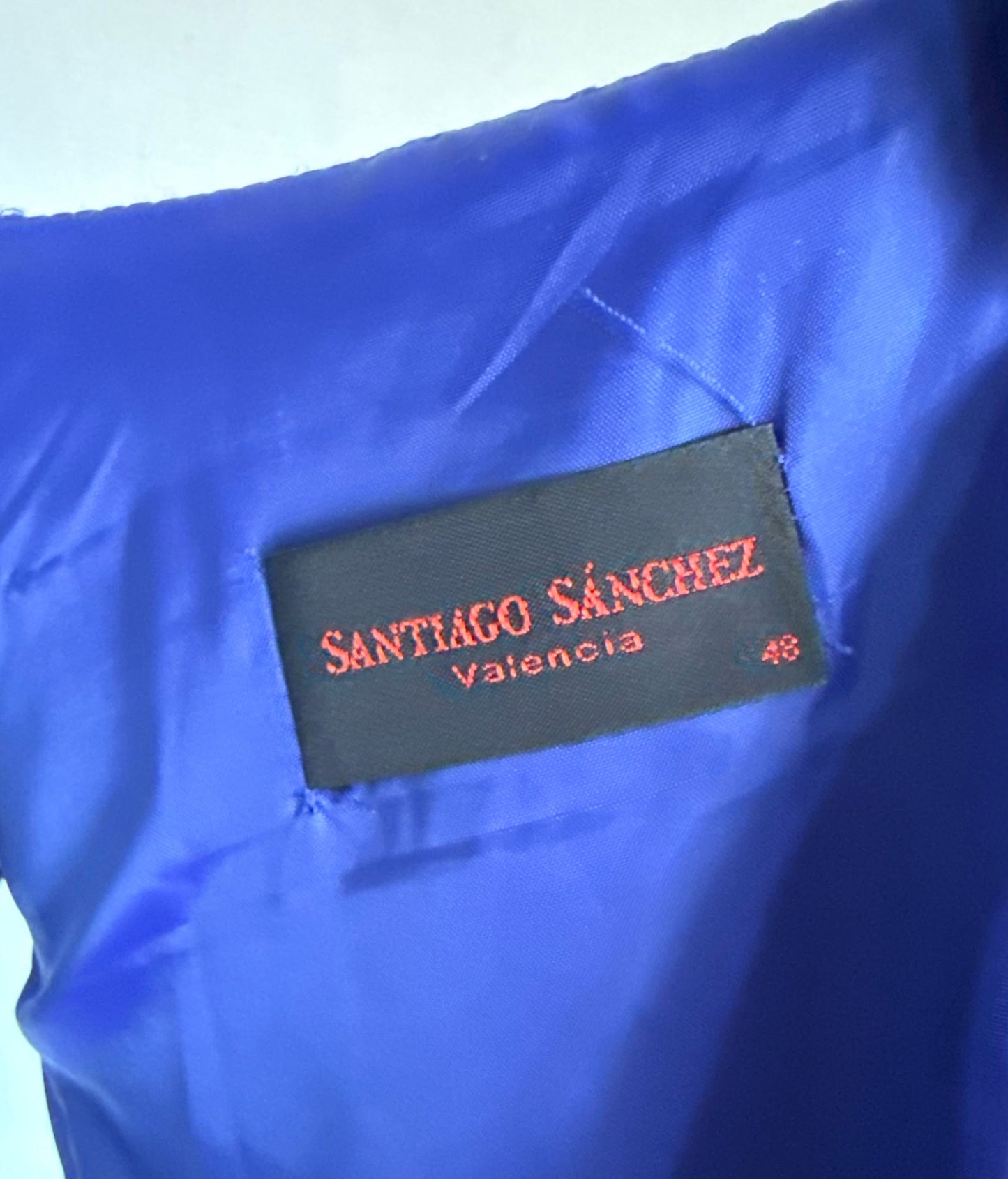 - Vestido satinado Santiago Sánchez • Talla 4XL