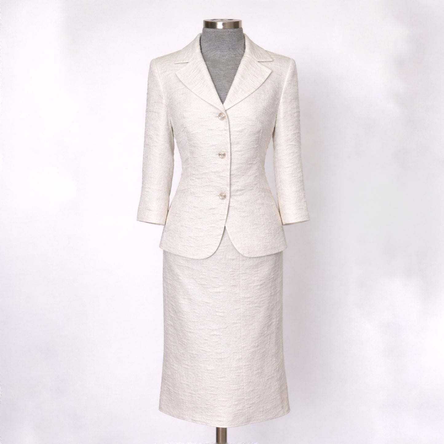Traje vintage chaqueta y falda • Talla XL