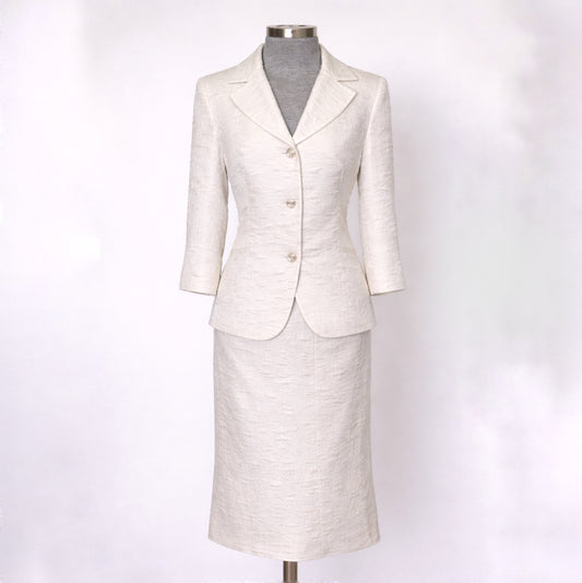 Traje vintage chaqueta y falda • Talla XL