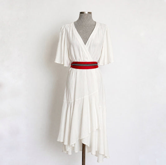 - Vestido cruzado Pedro del Hierro • Talla M