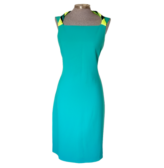 Vestido midi Tahari • Talla L