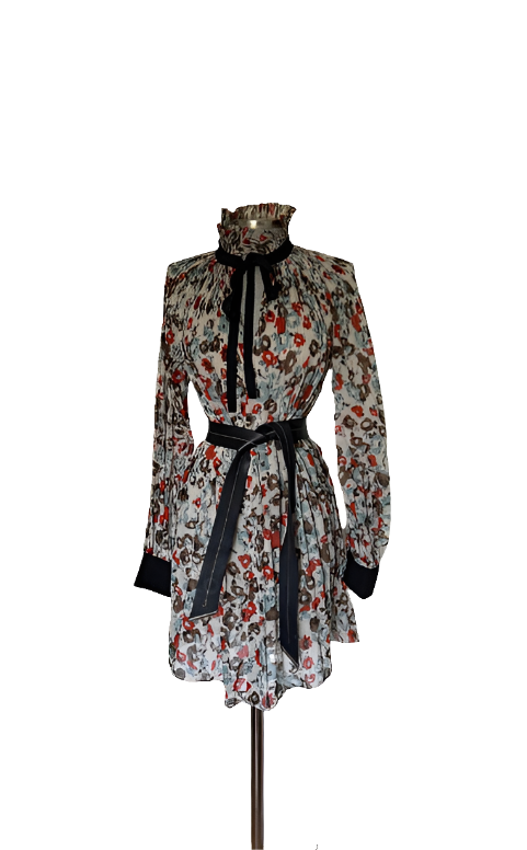 Vestido plisado Highly Preppy • Talla S