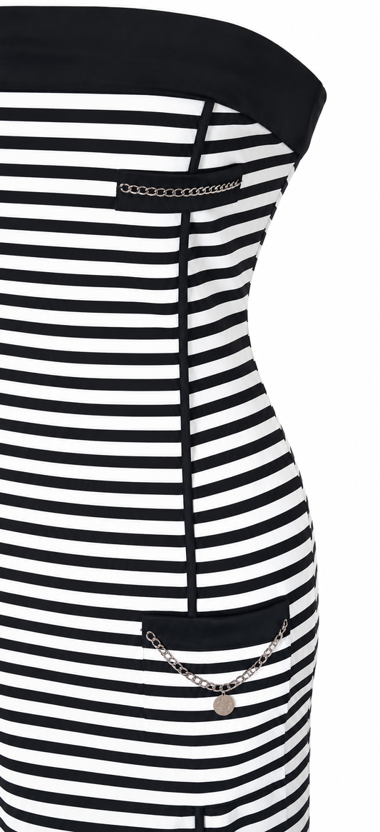 Vestido marinero Elisabetta Franchi Celyn • Talla M