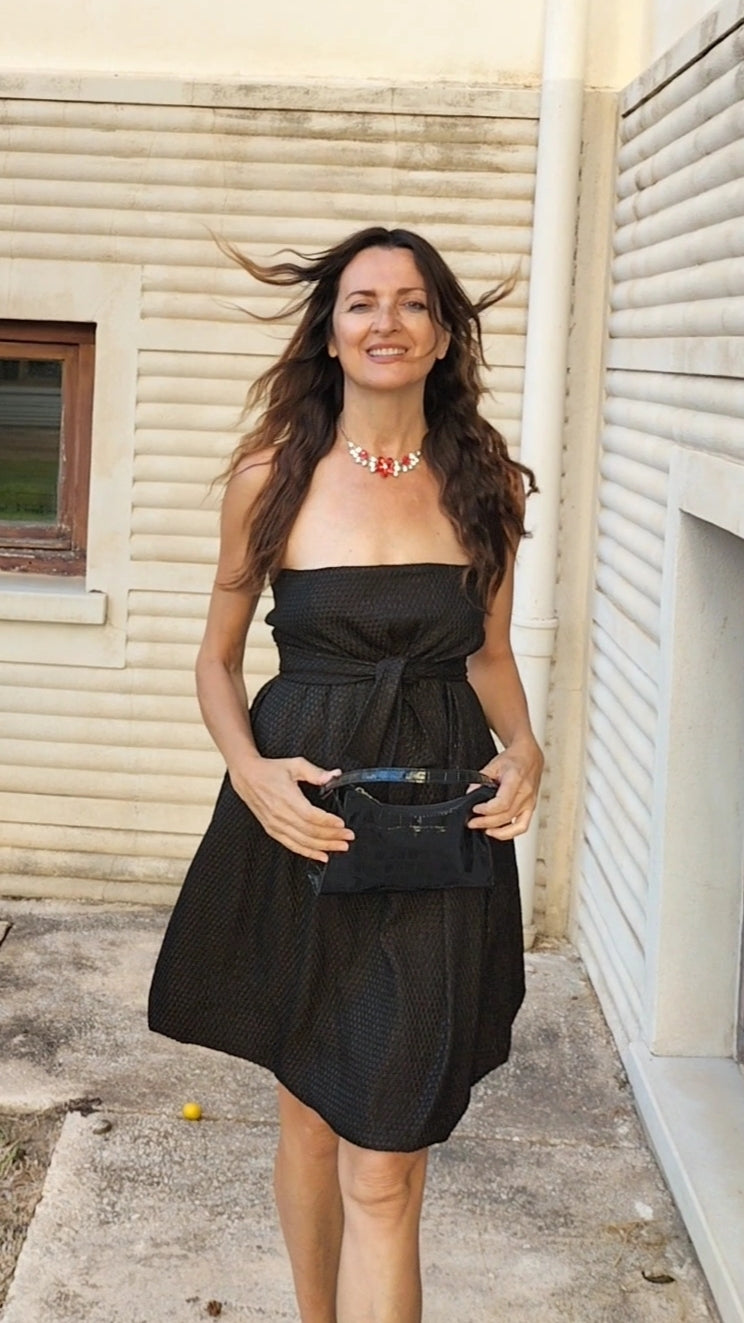 Vestido abullonado DKNY • Talla L