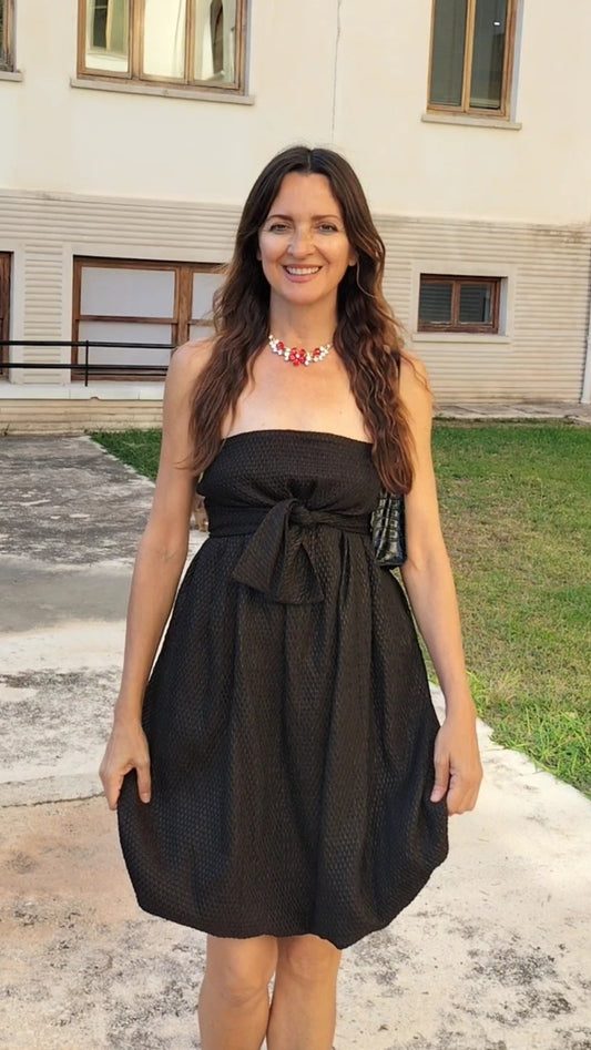 Vestido abullonado DKNY • Talla L