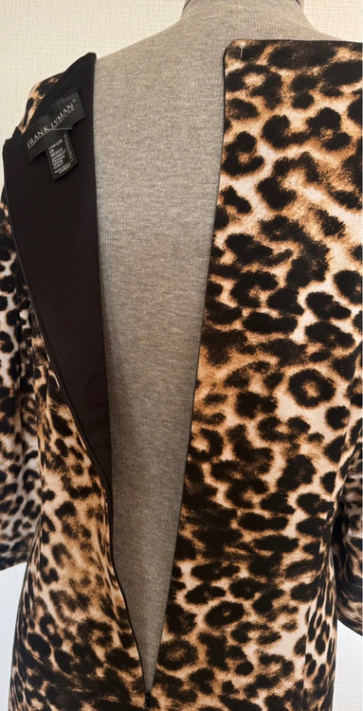Vestido animal print Frank Lyman • Talla 4XL