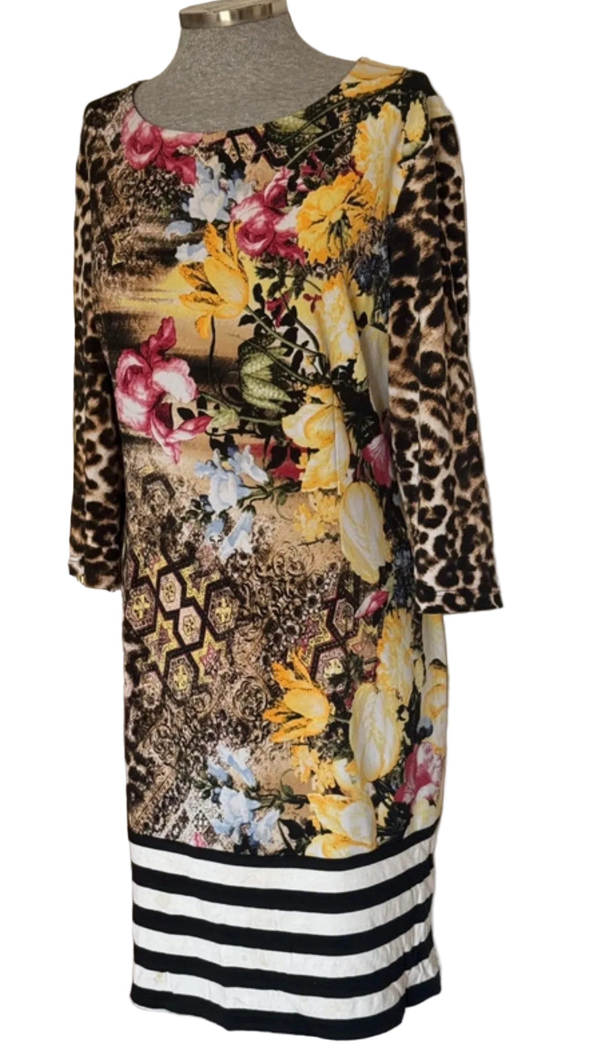 Vestido animal print Frank Lyman • Talla 4XL