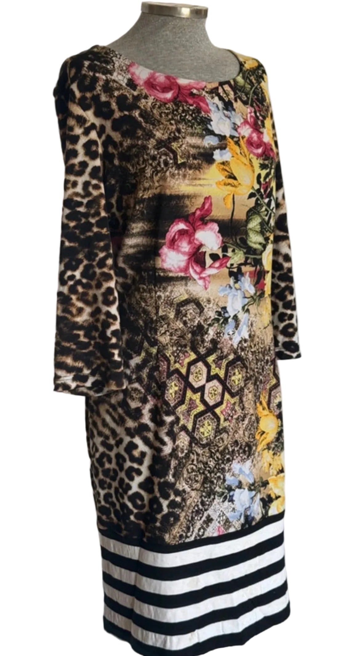 Vestido animal print Frank Lyman • Talla 4XL