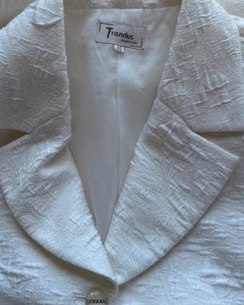 Traje vintage chaqueta y falda • Talla XL