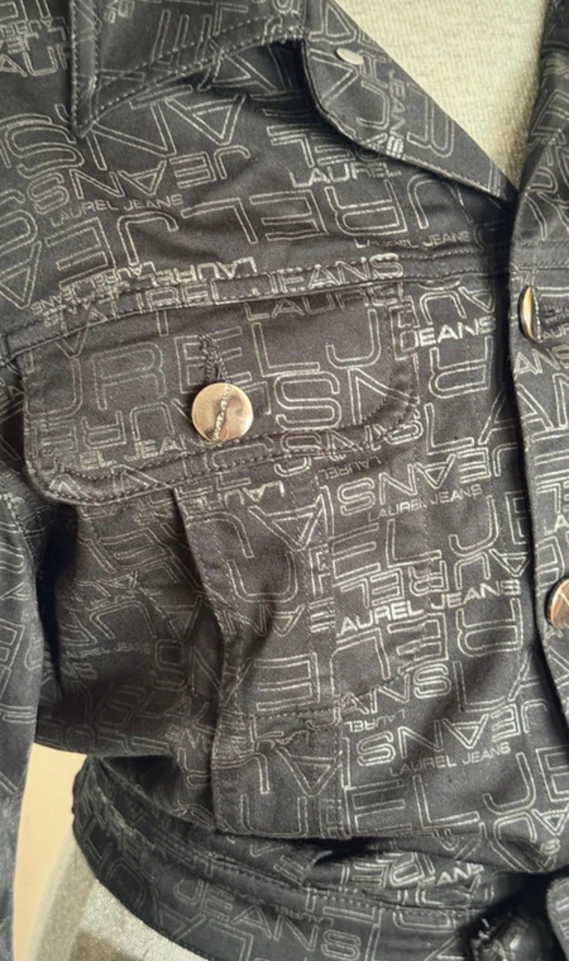 Conjunto monograma Laurèl Jeans • Talla XS