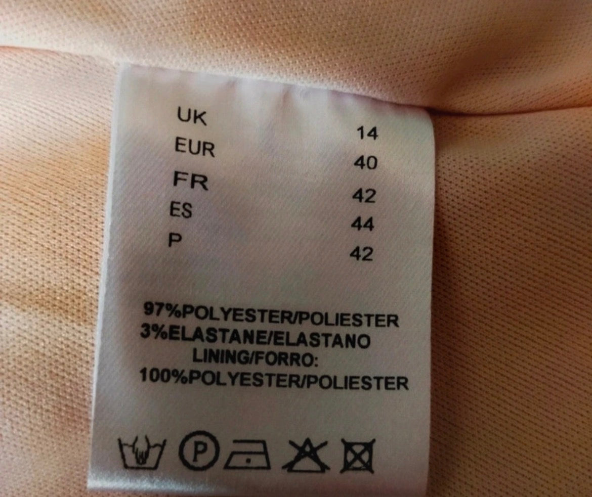 - Vestido crepé musgo Gina Bacconi • Talla XXL