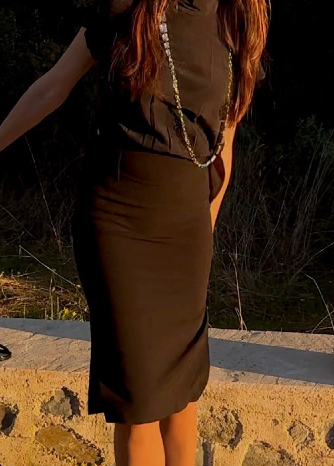 Vestido seda By Malene Birger • Talla XS/S
