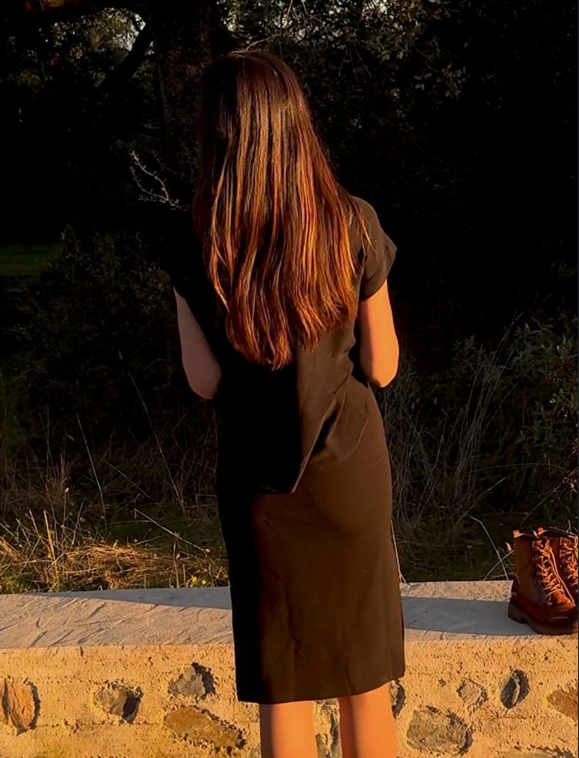 Vestido seda By Malene Birger • Talla XS/S